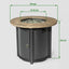 Propane Gas Fire Pit Table, 50000 Btu Round Steel Fire Pit