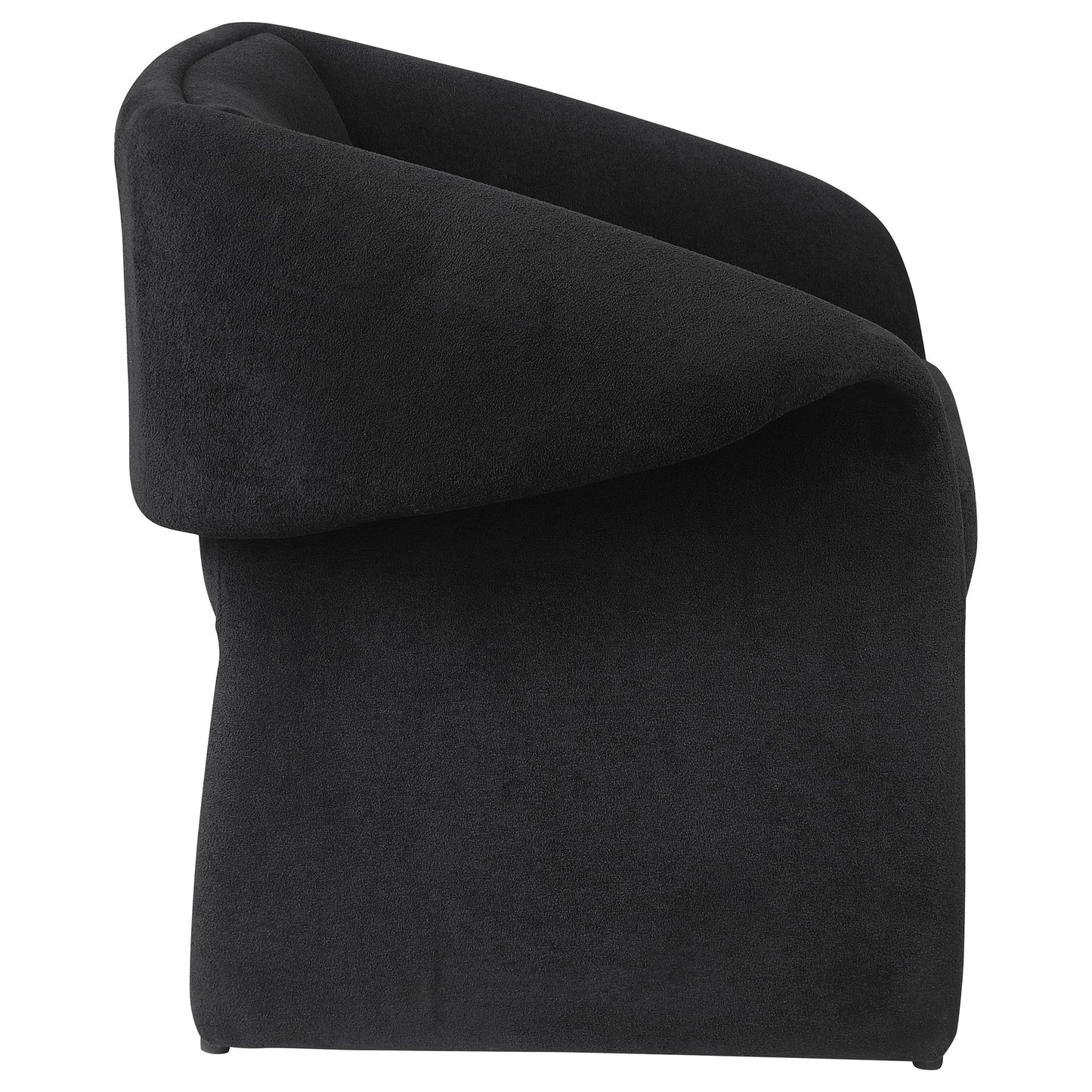 Mcdonald - Upholstered Sloped Arm Accent Chair - Black