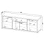 Noriega - 3 Piece TV Entertainment Center, Open & Concealed Storage - Wood