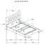 James - Panel Bed