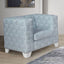 Saree - Chenille Chair - Light Blue