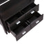 Shasta - 5 Shelf Ladder Bookshelf With Drawers - Cappuccino