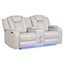 Benz - LED & Power Recliner With Adjustable Headrests And Ambient LED Lighting