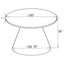 Earline - Round Dining Table - White Marble