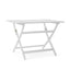 Blissique - Outdoor Foldable Wood Dining Table With Slat Design