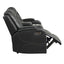 Benz - Power Reclining Loveseat With LED Lighting And Built In USB