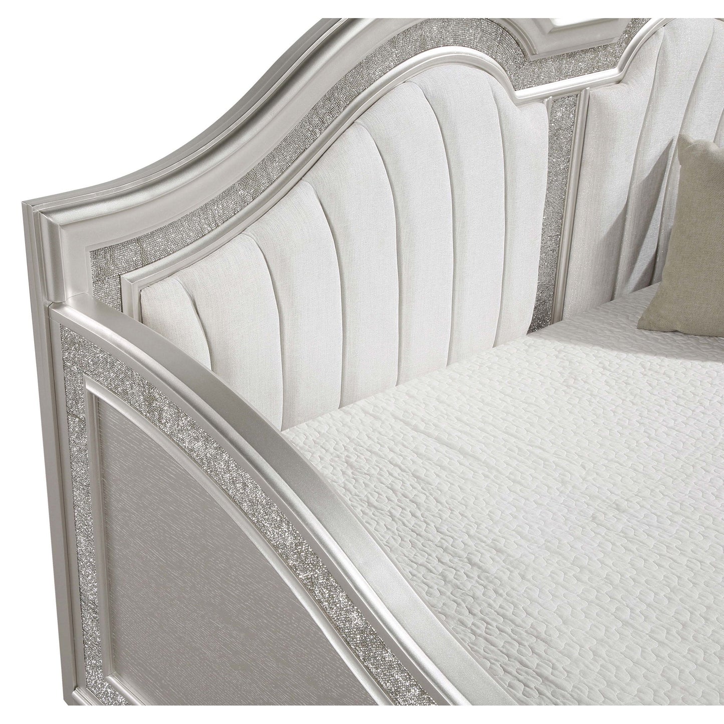 Aurelia - Twin Daybed With Trim Upholstery - Oak