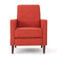 Mid-Century Modern Recliner With Button Tufted Waffle Stitch