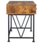3 Drawer Writing Desk With Handles - Brown