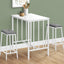 3 Pieces Dining Set, Counter Height, Rectangular, Small, Contemporary & Modern