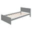 Loft Bed With A Twin Size Standalone Bed, Shelves, Desk, And Wardrobe