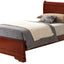 Sleigh Bed With Low Footboard