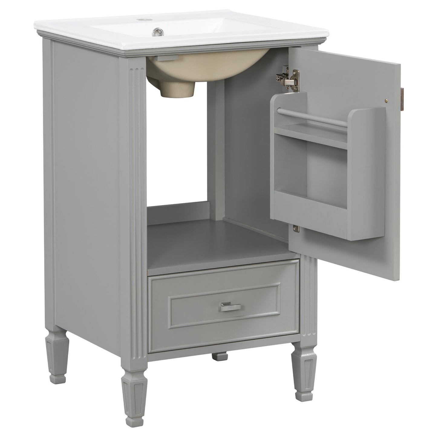 Retro Bathroom Vanity With Sink