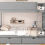Bunk Bed With 2 Drawers And Multi Layer Cabinet