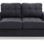 Stylish Transitional Loveseat For Two
