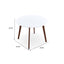 Dining Table - Brown / White