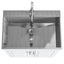 Darwin - Deluxe Laundry Cabinet With Pull-Out Faucet And Stainless Steel Sink