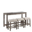 Oriana - 4 Piece Counter Height Pub Table Set With Tufted Stools