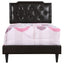 Button Tufted Bed Charming For Cozy Spaces