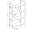Bookshelf, Bookcase, 4 Tier, Office, Bedroom, Contemporary, Modern
