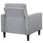 Harvey - Upholstered Tufted Accent Chair - Gray