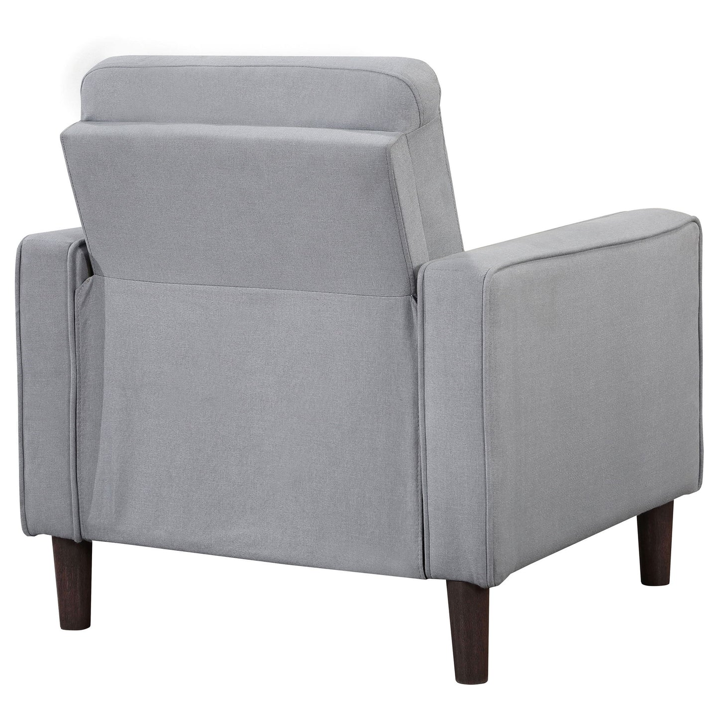Harvey - Upholstered Tufted Accent Chair - Gray