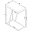 Herringbone Accent Table