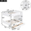 Bunk Bed With 2 Drawers And Multi Layer Cabinet