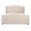 Marcella - Upholstered Shelter Headboard Bed Set