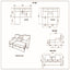 Territory - Pull Out Sofa Bed With Design - Dark Gray