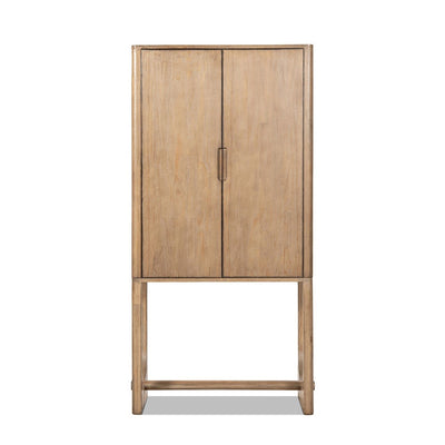 Nolan - Bar Cabinet With Wine Storage - Brown