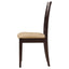 Lattice Back Side Chair (Set of 2) - Brown