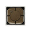 Modern Tank Holder Side Table With Smooth Concrete Surface