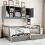 Daybed And All In One Cabinet And Shelf