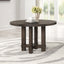 Cityscape - Round Dining Table - Dark Brown