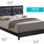 Padded Headboard Bed