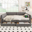 Upholstered Platform Bed With USB Charging And 2 Storage Drawers