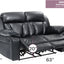 Daria - Cozy Padded Love Seat For Relaxation