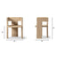 Avenel - Sculptural Block Accent Chair