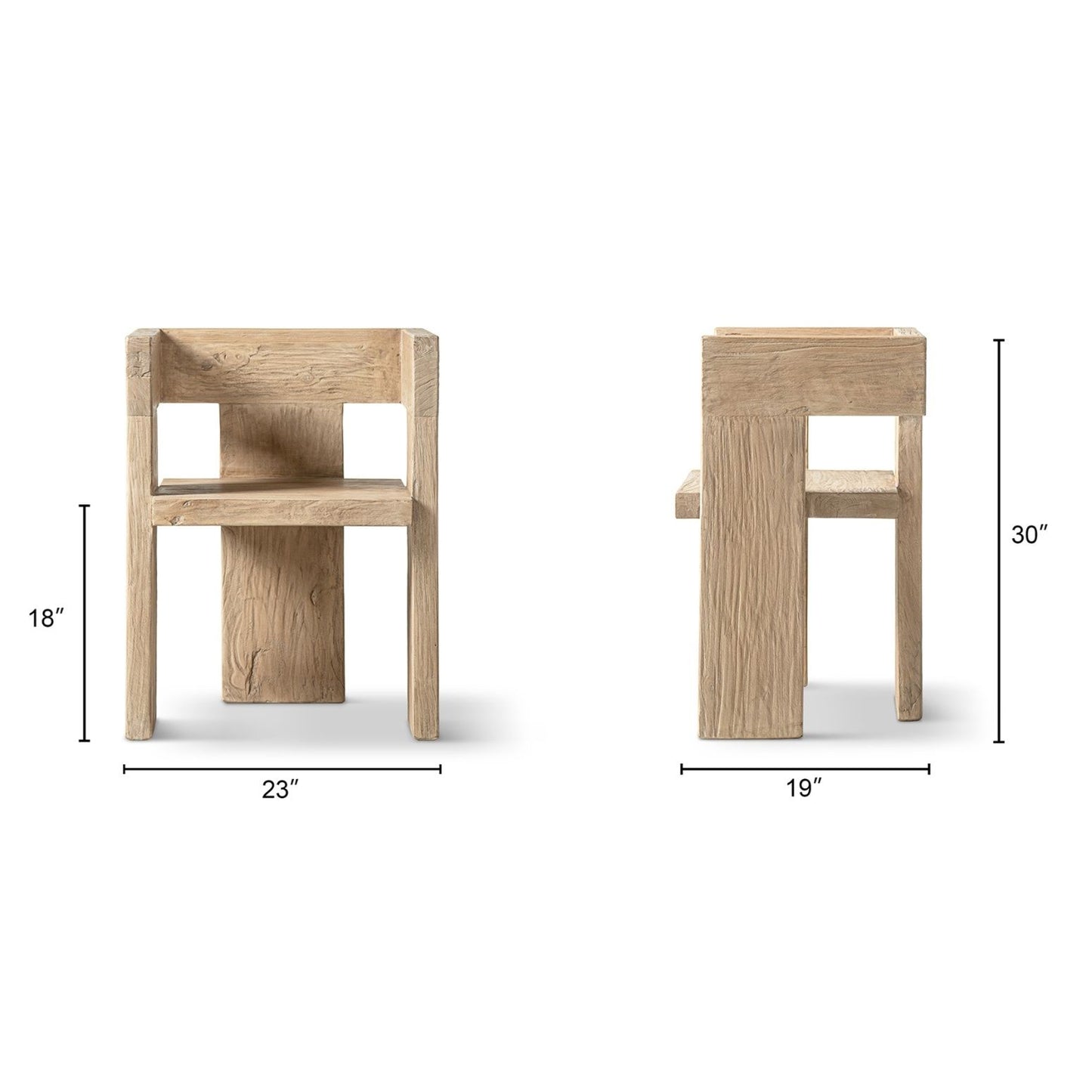 Avenel - Sculptural Block Accent Chair