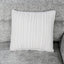 Emiliano - Sectional Sofa With 3 Pillows And Storage Ottoman - Nickel