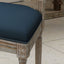 Traditional Style Dining Chair Set With Fabric Upholstery