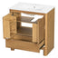 Softened Modern Bathroom Vanity With Sink
