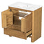 Softened Modern Bathroom Vanity With Sink