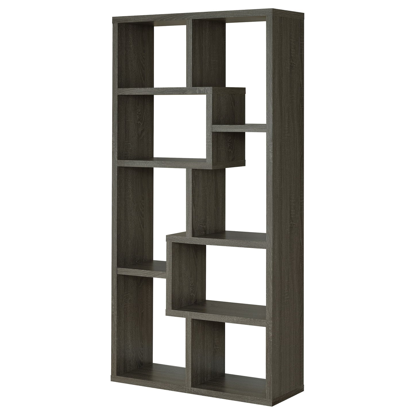 8 Shelf Geometric Bookcase