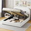 Upholstered Platform Bed With Hydraulic Storage System