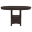 Danford - 5 Piece Counter Height Dining Set With Upholstered Stools - Espresso