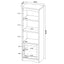 Lunetta - 3 Piece TV Stand With Media Towers - Pine Wood