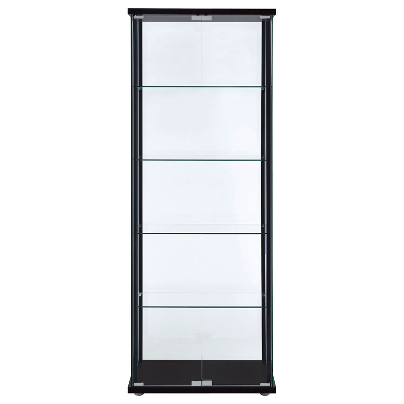 Hyacinth - 4 Shelf Curio Cabinet