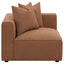 Colleen - 6 Piece Modular Sectional With Tight Seats - Terracotta